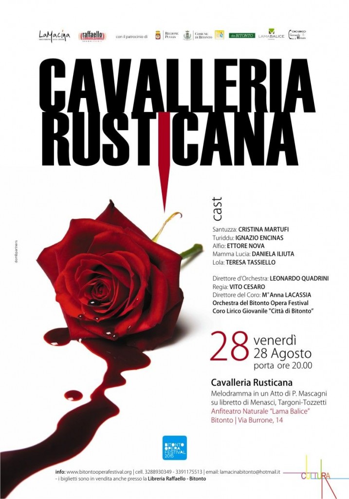 locandina Cavalleria Rusticana